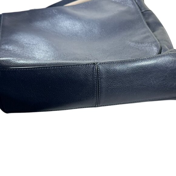 Coach Charles Sport Midnight Blue Leather Messenger Bag in MINT Condition - Picture 10 of 13